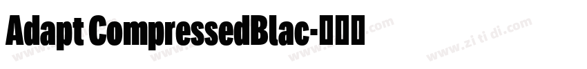 Adapt CompressedBlac字体转换 Adapt CompressedBlac字体转换